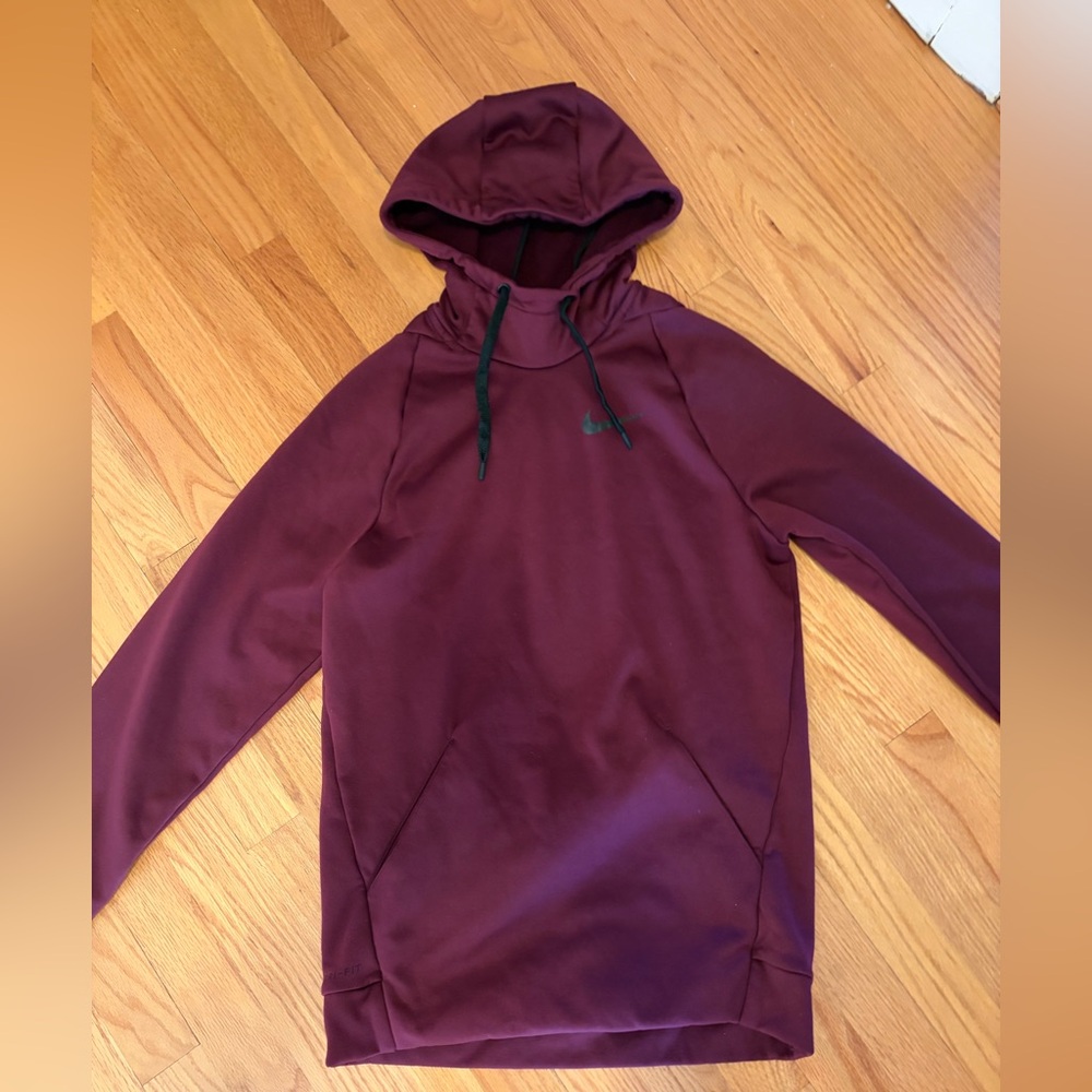 Nike Burgundy Dri-FIT Hoodie